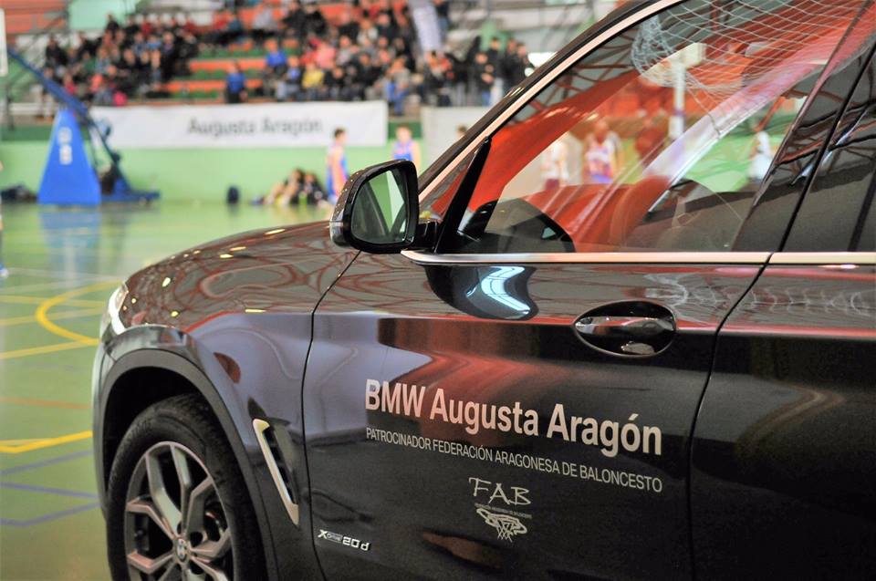 BMW AUGUSTA ARAGON, PATROCINADOR OFICIAL DE LA FEDERACIÓN ARAGONESA DE BALONCESTO