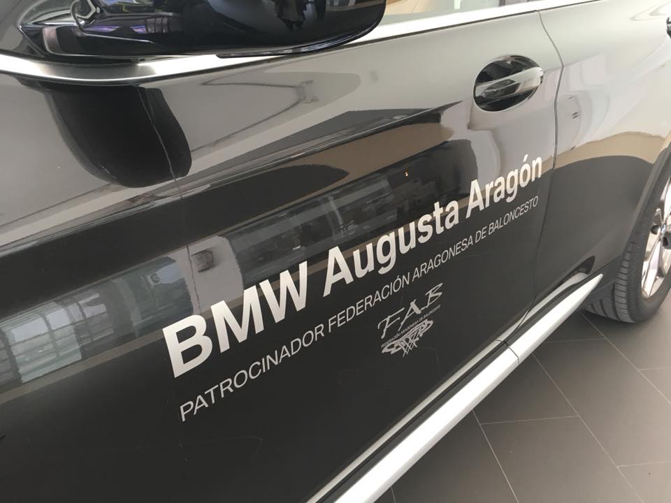 BMW AUGUSTA ARAGON, PATROCINADOR OFICIAL DE LA FEDERACIÓN ARAGONESA DE BALONCESTO